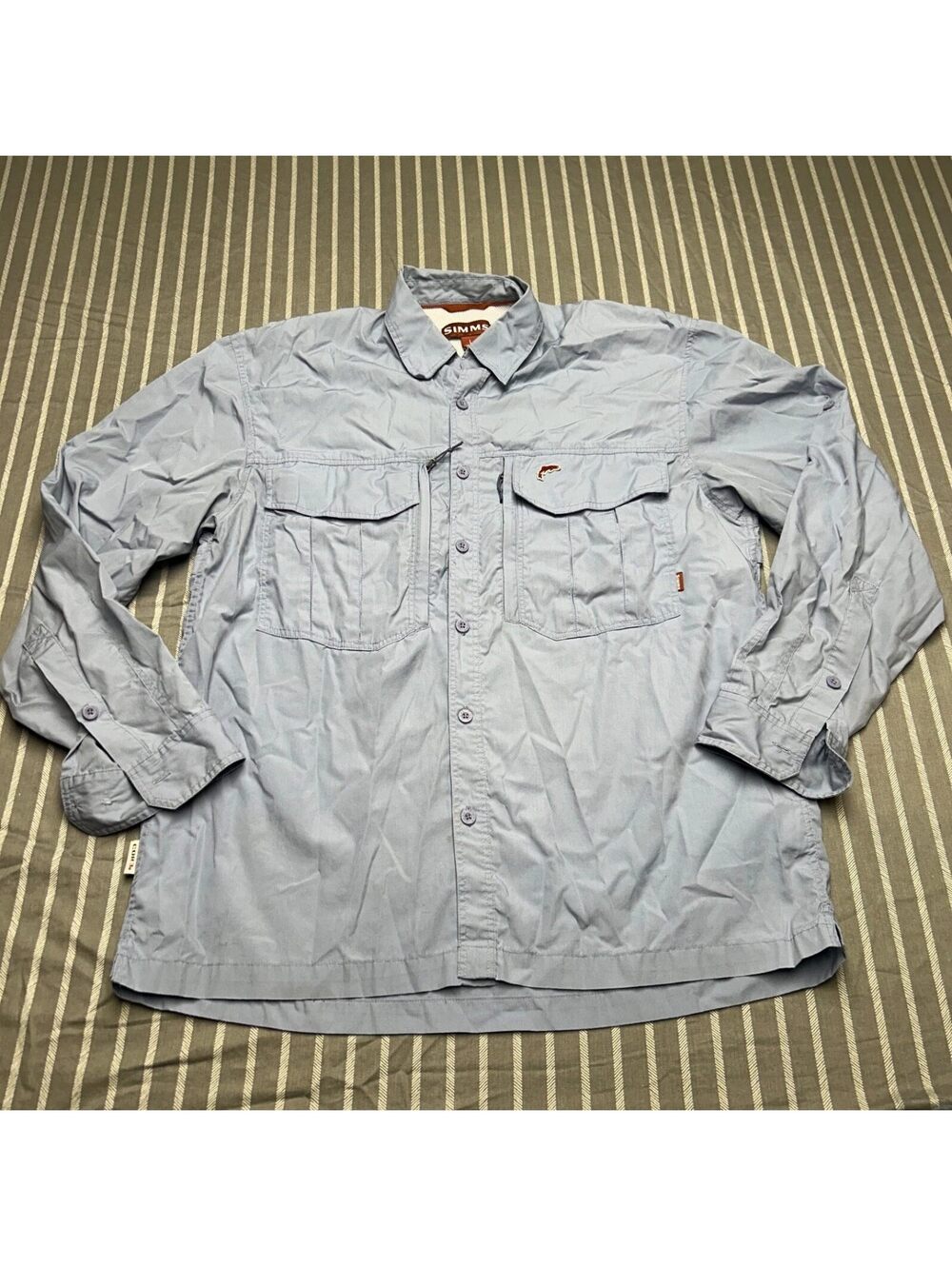 Simms Guide Long-Sleeve Fishing Shirt Men's Large
